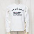 SAFLT18-101-WH-サムライ飛行機倶楽部長袖Tシャツ18-101-SAFLT18101-SAMURAIJEANS-サムライジーンズロングスリーブTシャツの画像