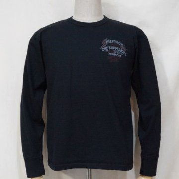SJSLT17-101-ブラック-サムライジーンズ長袖Tシャツ17-101-SJSLT17101-SAMURAIJEANS-サムライジーンズロングスリーブTシャツの画像