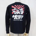 SMLT18-102-BK-サムライ自動車倶楽部長袖ヘンリーネックTシャツ18-102-SMLT18102-SAMURAIJEANS-サムライジーンズロンＴの画像