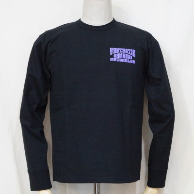 SMLT19-101-BK-サムライ自動車倶楽部長袖Tシャツ19-101-SMLT19101-SAMURAIJEANS-サムライジーンズロンＴ-サムライ自動車倶楽部ロングスリーブＴシャツの画像