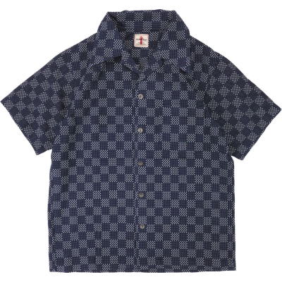 SOS20-S01-オープンカラー半袖シャツ20-S01-SOS20S01-SAMURAIJEANS-サムライジーンズ-サムライジーンズオープンカラーシャツの画像