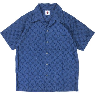 SOS20-S01-オープンカラー半袖シャツ20-S01-SOS20S01-SAMURAIJEANS-サムライジーンズ-サムライジーンズオープンカラーシャツの画像