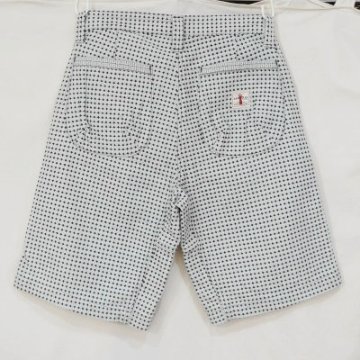 SJSP18-SK02-生成り-二重織り刺し子ショートパンツ18-SK02-SJSP18SK02-SAMURAIJEANS-サムライジーンズデニムジーンズ-ショートパンツ-ハーフパンツの画像
