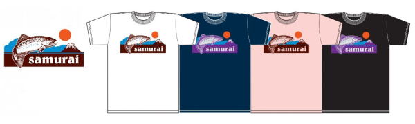 SUT20-101-サムライ魚釣倶楽部半袖Tシャツ20-101-SUT20101-SAMURAIJEANS-サムライジーンズTシャツ-サムライ魚釣倶楽部Tシャツの画像