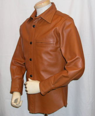 CCS-49(ワケアリ品)-TN-10周年記念レザーシャツのワケアリ品-CCS49(ワケアリ品)-REDMOON-レッドムーンレザーシャツ！レッドムーンレザーウエアの画像