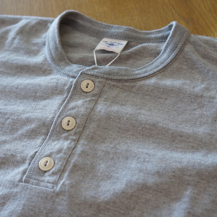 FN-TSH-003 ヘンリーネックTシャツ003 FNTSH003 FLATHEAD フラットヘッドTシャツ FLATHEAD フラットヘッドヘンリーネックTシャツの画像