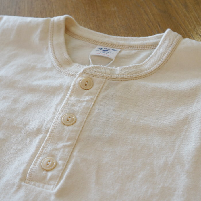 FN-TSH-003 ヘンリーネックTシャツ003 FNTSH003 FLATHEAD フラットヘッドTシャツ FLATHEAD フラットヘッドヘンリーネックTシャツの画像