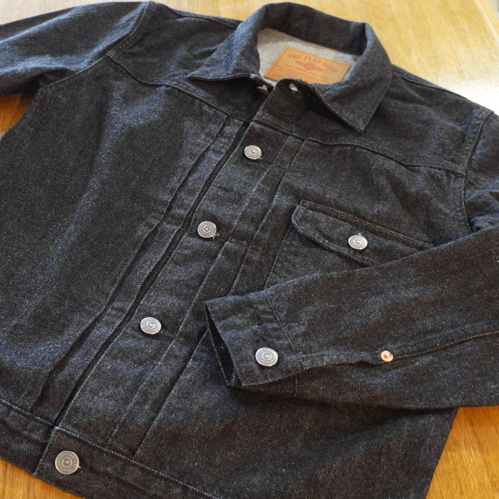 FN-OJ-DB001 BK ブラックデニムジャケット FNOJDB001 FLATHEAD フラットヘッド DENIMJACKET デニムジャケット Gジャン ジージャンの画像