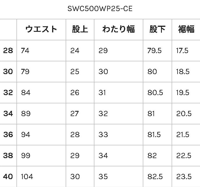 SWC500WP25-CE TCワークパンツ-CE SWC500WP25CE SAMURAIJEANS サムライジーンズデニムジーンズ SAMURAIWORKCLOTHESの画像