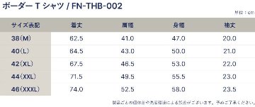 FN-THB-002 IVxPUR ボーダーTシャツ FNTHB002 FLATHEAD フラットヘッドTシャツの画像