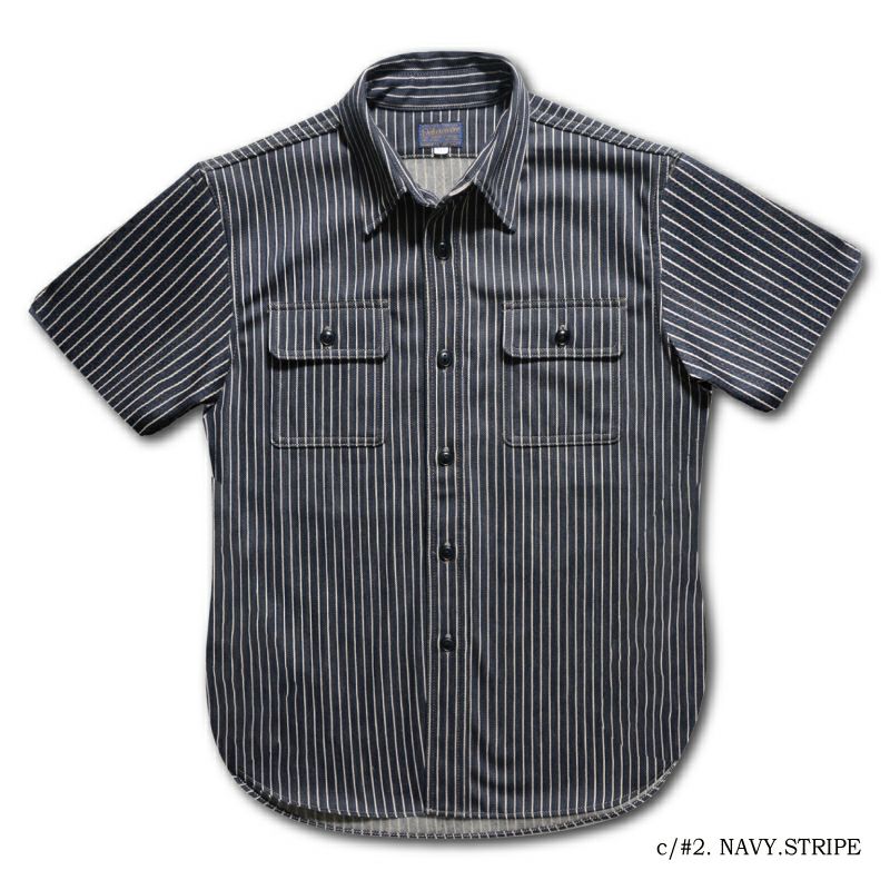 HV-01S HICKORY SHORT SLEEVE HV01S DELUXEWARE デラックスウエア半袖シャツ シャツ半袖の画像