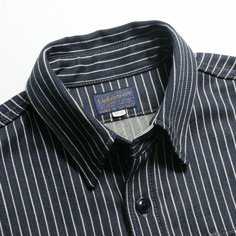 HV-01S HICKORY SHORT SLEEVE HV01S DELUXEWARE デラックスウエア半袖シャツ シャツ半袖の画像