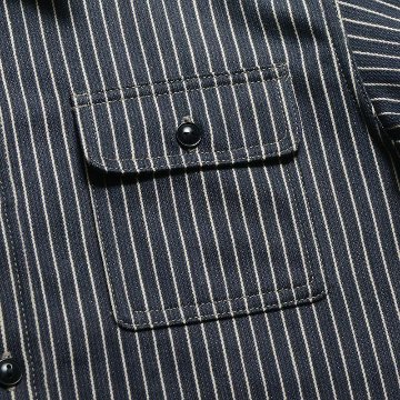 HV-01S HICKORY SHORT SLEEVE HV01S DELUXEWARE デラックスウエア半袖シャツ シャツ半袖の画像