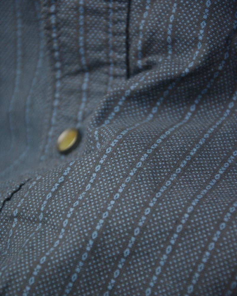 WWS-31S PATTERNED INDIGO WWS31S DELUXEWARE デラックスウエア半袖シャツ シャツ半袖の画像