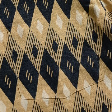 AL-19S 50s ARGYLE AL19S DELUXEWARE デラックスウエア半袖 デラックスウエアシャツ アロハシャツの画像