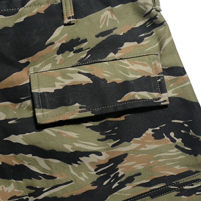 DX100H CAMO ショートボトムDX100H DELUXEWARE デラックスウエアショートボトム デラックスウエアショートパンツ 短パン ハーフパンツ ワークショートパンツの画像