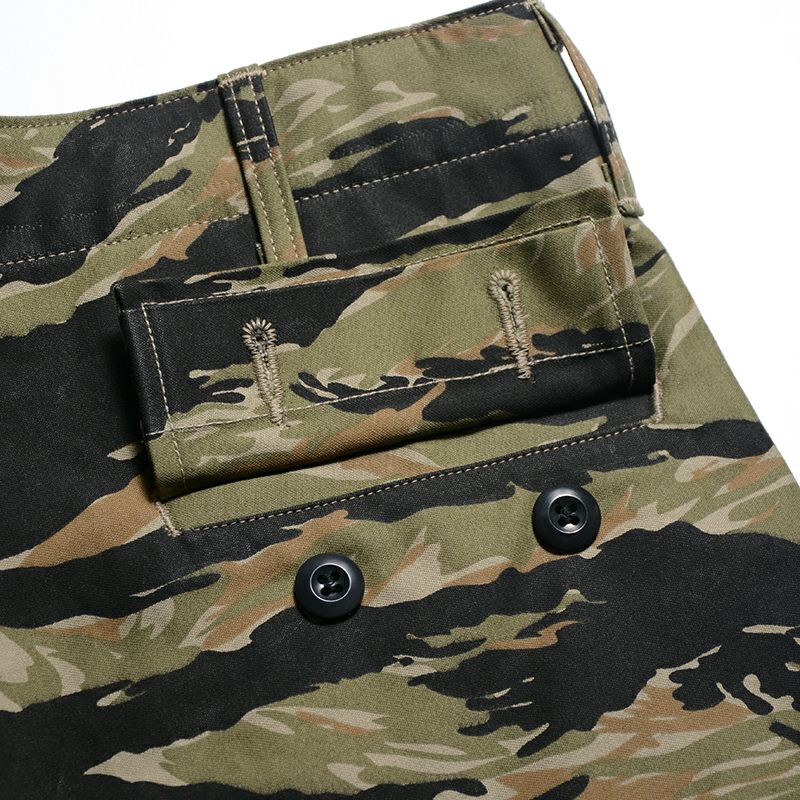 DX100H CAMO ショートボトムDX100H DELUXEWARE デラックスウエアショートボトム デラックスウエアショートパンツ 短パン ハーフパンツ ワークショートパンツの画像