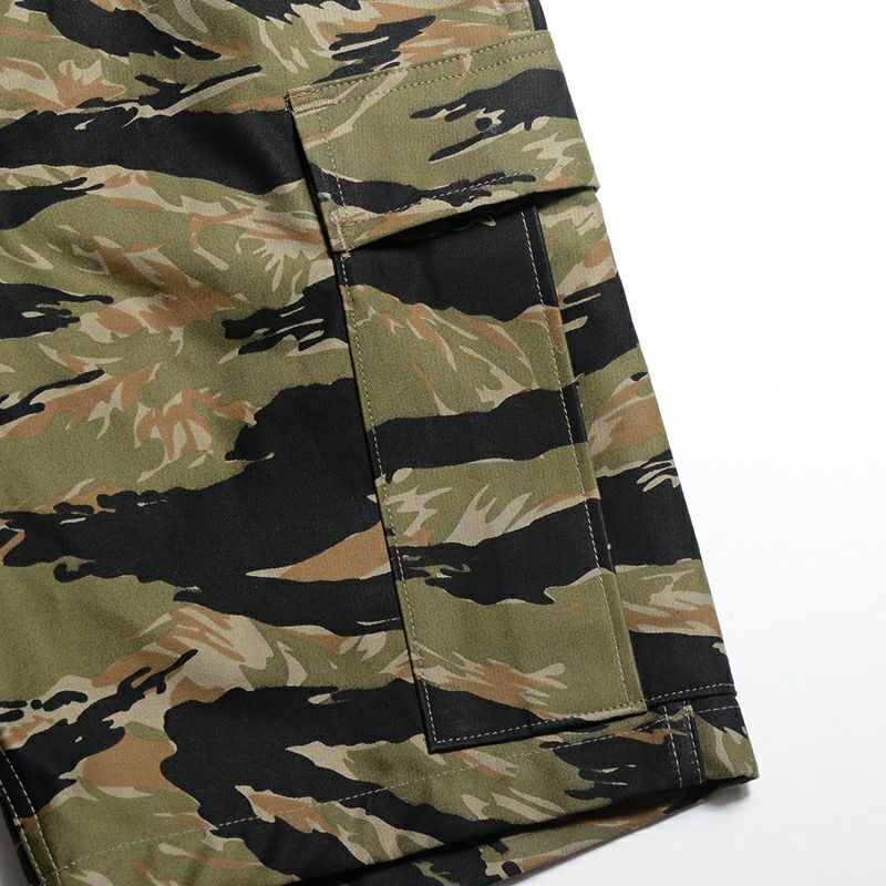 DX100H CAMO ショートボトムDX100H DELUXEWARE デラックスウエアショートボトム デラックスウエアショートパンツ 短パン ハーフパンツ ワークショートパンツの画像