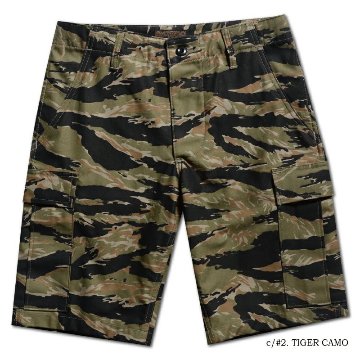 DX100H CAMO ショートボトムDX100H DELUXEWARE デラックスウエアショートボトム デラックスウエアショートパンツ 短パン ハーフパンツ ワークショートパンツの画像
