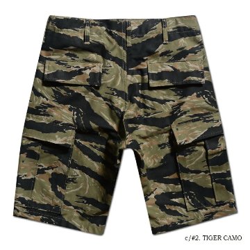 DX100H CAMO ショートボトムDX100H DELUXEWARE デラックスウエアショートボトム デラックスウエアショートパンツ 短パン ハーフパンツ ワークショートパンツの画像