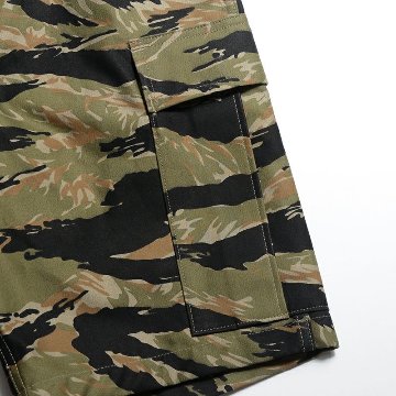 DX100H CAMO ショートボトムDX100H DELUXEWARE デラックスウエアショートボトム デラックスウエアショートパンツ 短パン ハーフパンツ ワークショートパンツの画像