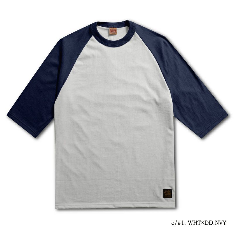 URES-09 3/4SLEEVE PLAIN TSHIRT URES09 DELUXEWARE デラックスウエア七分袖Tシャツの画像