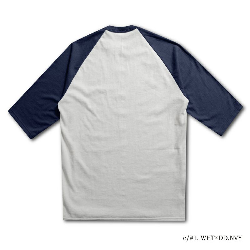URES-09 3/4SLEEVE PLAIN TSHIRT URES09 DELUXEWARE デラックスウエア七分袖Tシャツの画像