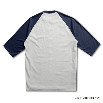 URES-09 3/4SLEEVE PLAIN TSHIRT URES09 DELUXEWARE デラックスウエア七分袖Tシャツの画像