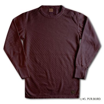 MILC-00 BOR2(PUR.BOR) MIL-SPEC THERMAL PLAIN MILC00 DELUXEWARE デラックスウエアサーマルＴシャツ 無地サーマルの画像