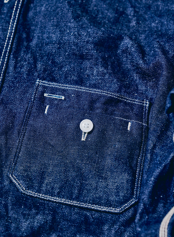 SJWS-SC02 サムライコットンデニムワークシャツ SJWSSC02 SAMURAIJEANS サムライジーンズシャツ 長袖シャツ デニムシャツの画像