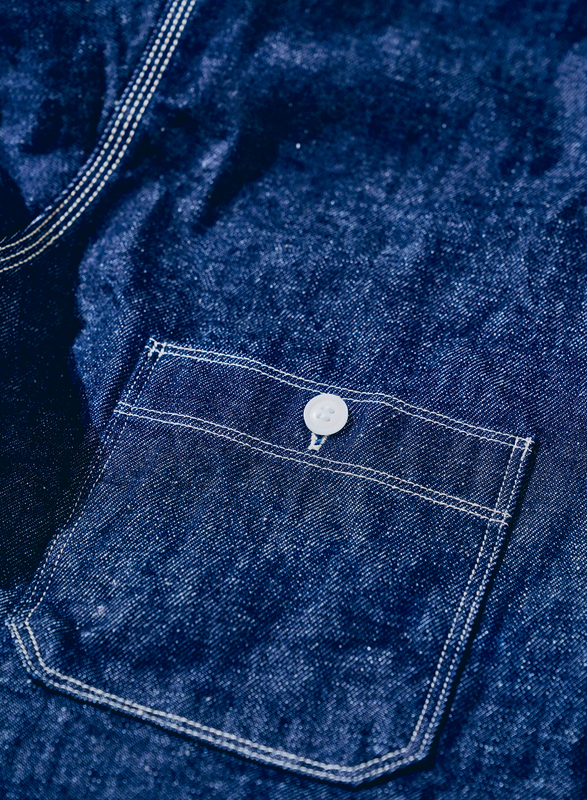 SJWS-SC02 サムライコットンデニムワークシャツ SJWSSC02 SAMURAIJEANS サムライジーンズシャツ 長袖シャツ デニムシャツの画像