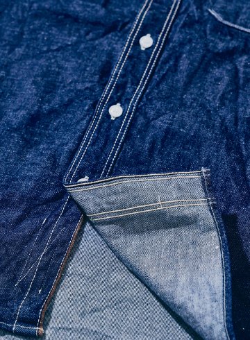 SJWS-SC02 サムライコットンデニムワークシャツ SJWSSC02 SAMURAIJEANS サムライジーンズシャツ 長袖シャツ デニムシャツの画像