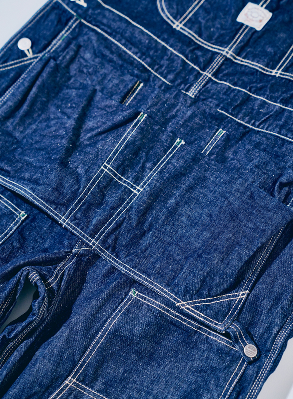 SJOVAL-SC01 サムライコットンデニムオーバーオール SJOVALSC01 SAMURAIJEANS サムライジーンズデニムジーンズの画像
