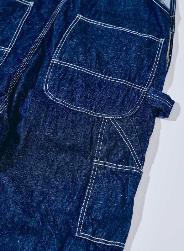 SJOVAL-SC01 サムライコットンデニムオーバーオール SJOVALSC01 SAMURAIJEANS サムライジーンズデニムジーンズの画像