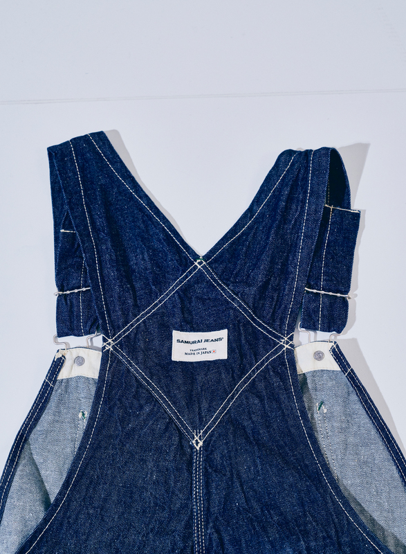 SJOVAL-SC01 サムライコットンデニムオーバーオール SJOVALSC01 SAMURAIJEANS サムライジーンズデニムジーンズの画像