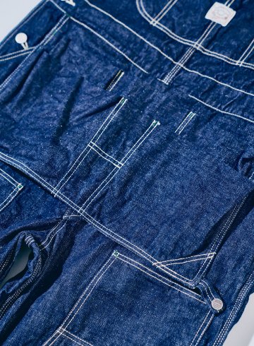 SJOVAL-SC01 サムライコットンデニムオーバーオール SJOVALSC01 SAMURAIJEANS サムライジーンズデニムジーンズの画像
