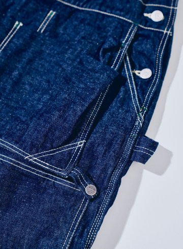 SJOVAL-SC01 サムライコットンデニムオーバーオール SJOVALSC01 SAMURAIJEANS サムライジーンズデニムジーンズの画像