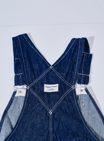 SJOVAL-SC01 サムライコットンデニムオーバーオール SJOVALSC01 SAMURAIJEANS サムライジーンズデニムジーンズの画像