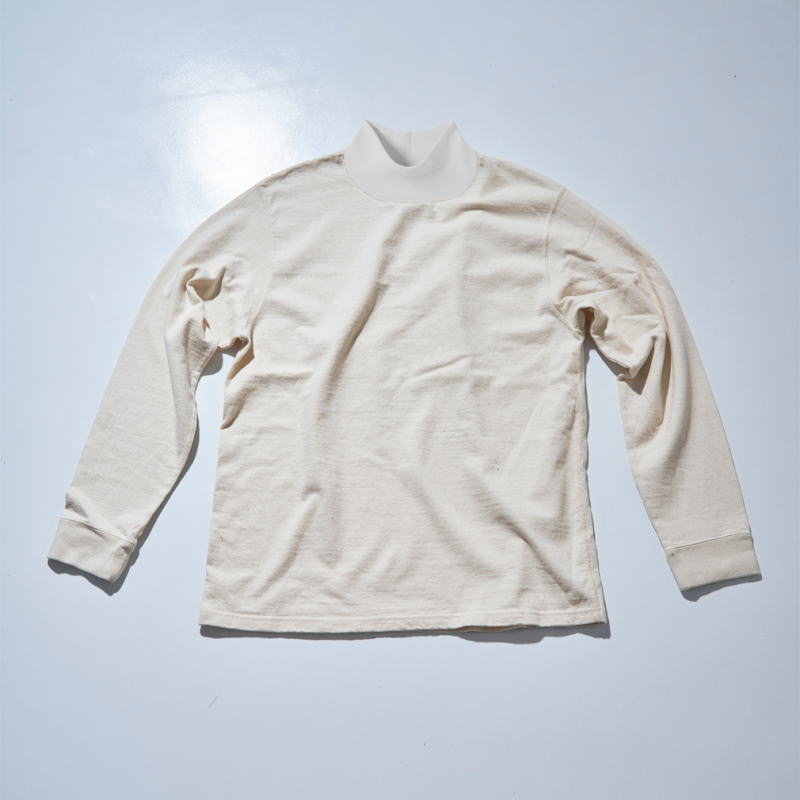 SJSLT-SC02 NA サムライジーンズ零天竺モックネックロングスリーブTシャツ SJSLTSC02 SAMURAIJEANS ロングスリーブTシャツ サムライジーンズ長袖Tシャツの画像