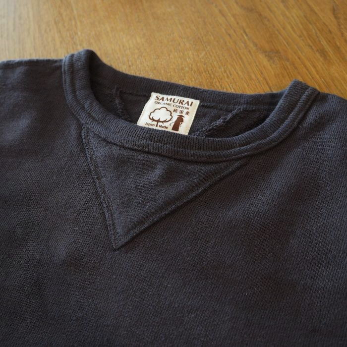SWS-SC01 BK サムライコットン10番ヘビー零裏毛スウェット SWSSC01 SAMURAIJEANS サムライジーンズスウェット・サムライジーンズスエットの画像