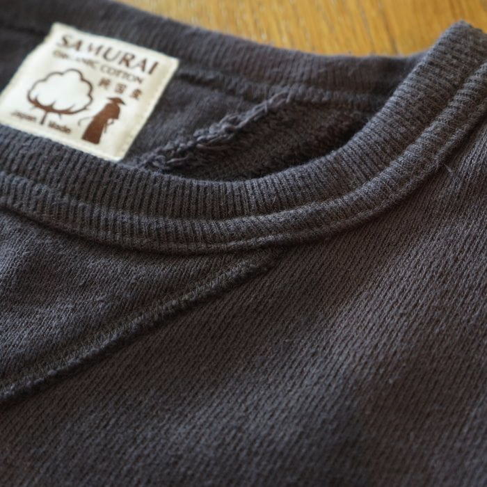 SWS-SC01 BK サムライコットン10番ヘビー零裏毛スウェット SWSSC01 SAMURAIJEANS サムライジーンズスウェット・サムライジーンズスエットの画像