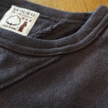SWS-SC01 BK サムライコットン10番ヘビー零裏毛スウェット SWSSC01 SAMURAIJEANS サムライジーンズスウェット・サムライジーンズスエットの画像
