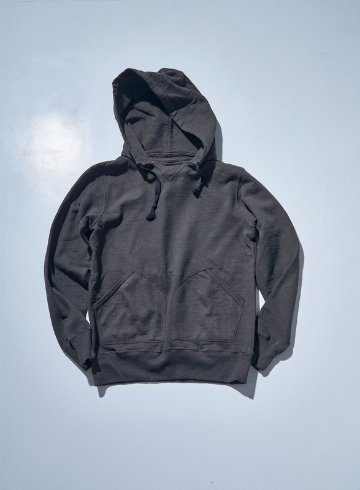 SWS-SC02 BK サムライコットン10番ヘビー零裏毛後付けパーカー SWSSC02 SAMURAIJEANS サムライジーンズスウェット・サムライジーンズスエットの画像