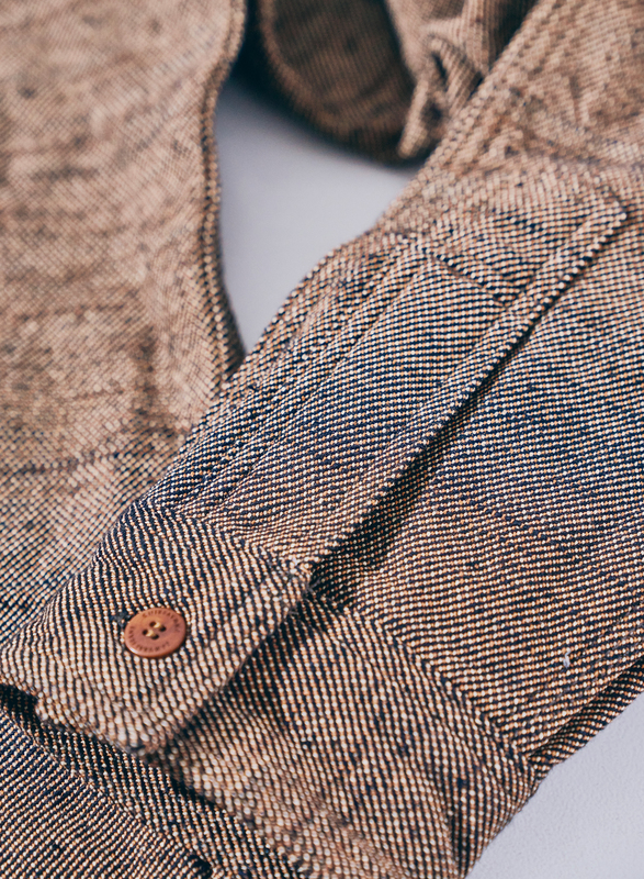 SMN25-01 無地ネルシャツ SMN2501 SAMURAIJEANS サムライジーンズネルシャツ 長袖シャツの画像