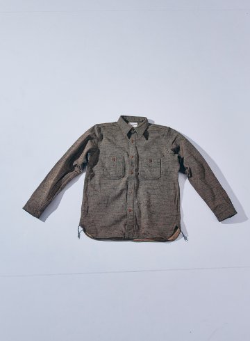 SMN25-01 無地ネルシャツ SMN2501 SAMURAIJEANS サムライジーンズネルシャツ 長袖シャツの画像
