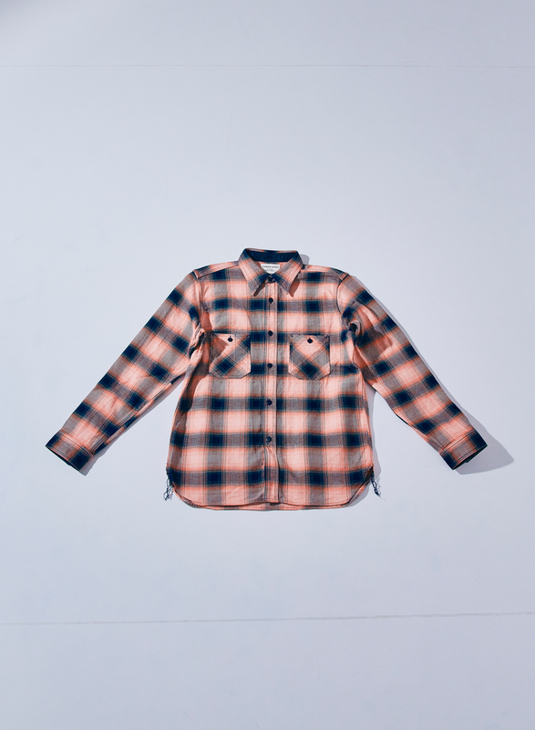 SIN25-01 ロープインディゴヘビーネルワークシャツ SIN2501 SAMURAIJEANS サムライジーンズネルシャツ 長袖シャツの画像