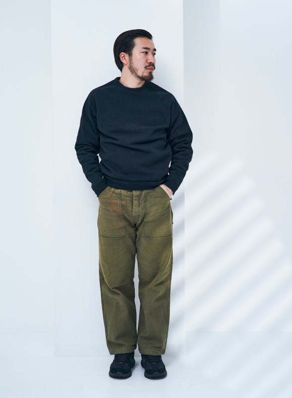 SWS-TW01 10/2天竺ラグラントレーナー SWSTW01 SAMURAIJEANS サムライジーンズスウェット サムライジーンズスエットの画像