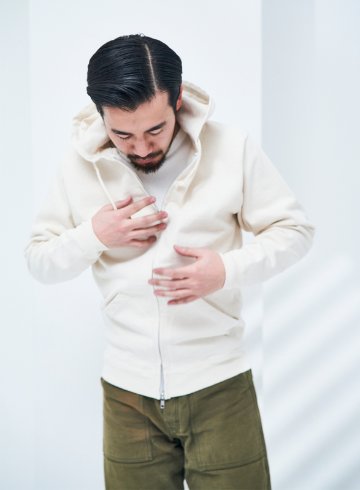SWS-TW02 10/2天竺ジップパーカー SWSTW02 SAMURAIJEANS サムライジーンズスウェット サムライジーンズスエット　フルジップパーカーの画像