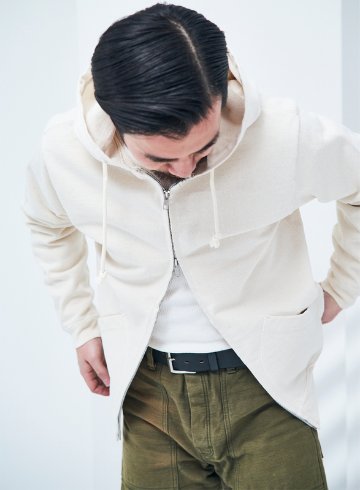 SWS-TW02 10/2天竺ジップパーカー SWSTW02 SAMURAIJEANS サムライジーンズスウェット サムライジーンズスエット　フルジップパーカーの画像