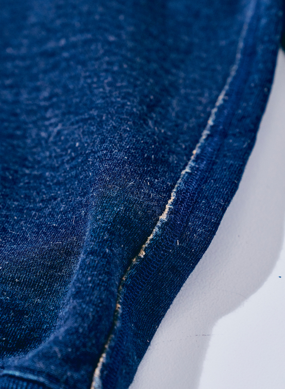 SIS25-101 ID 柿渋染めインディゴスウェットトレーナー SIS25101 SAMURAIJEANS サムライジーンズスウェット サムライジーンズスエットの画像